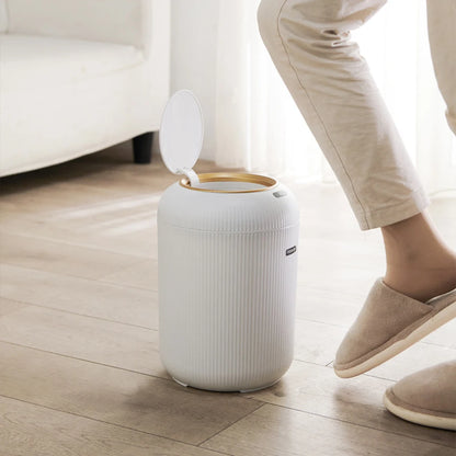 10L Automatic Sensor Smart Dustbin - Touchless Wastebasket for Kitchen, Living Room, and Office