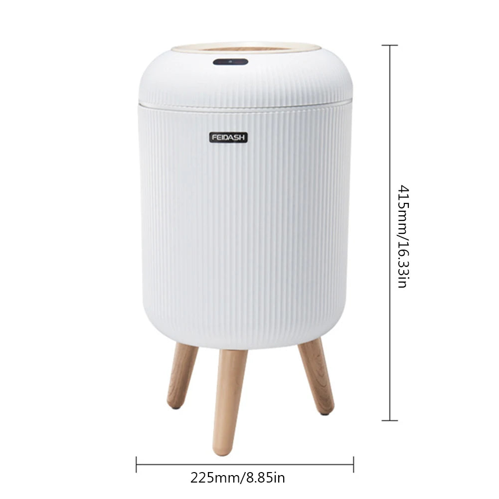 10L Automatic Sensor Smart Dustbin - Touchless Wastebasket for Kitchen, Living Room, and Office