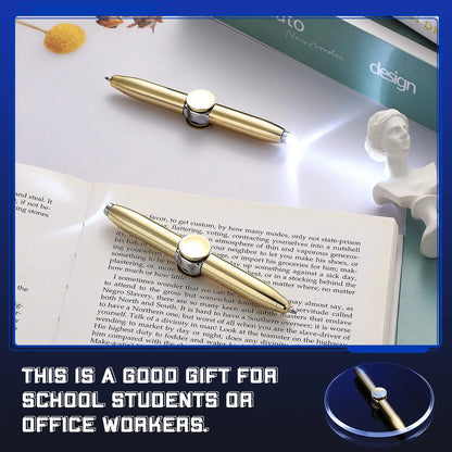 LED Spinning Fidget Pen: Anxiety Relief & Fun Writing Tool