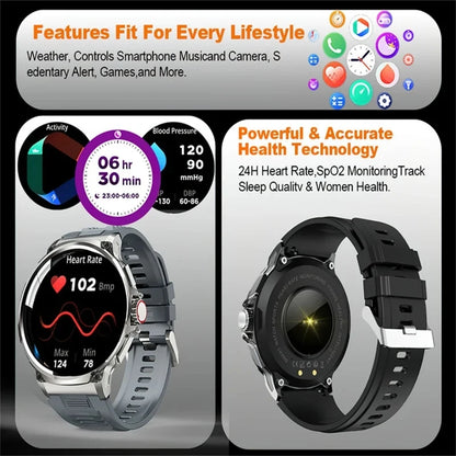 "Stay Connected: 1.85-Inch Ultra HD Smart Watch with GPS, Bluetooth Calling, and Long-Lasting 710mAh Battery for Active Lifestyles!"