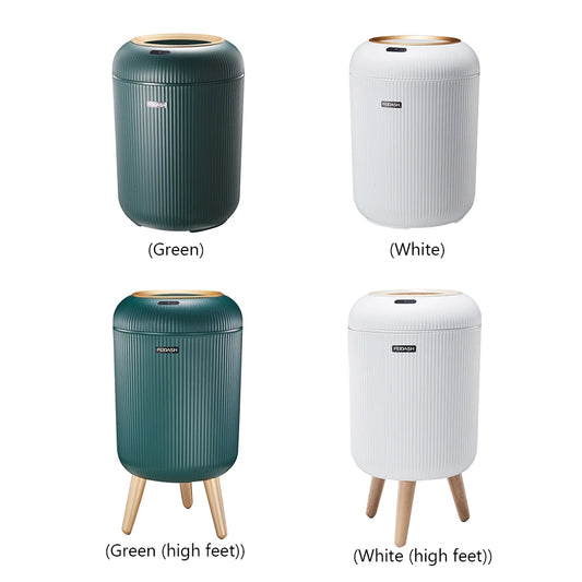 10L Automatic Sensor Smart Dustbin - Touchless Wastebasket for Kitchen, Living Room, and Office